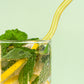 Wavy Reusable Glass Straws
